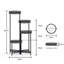 Hamill Iron Plant Stand 4 Tier