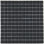 Color Wave 1" x 1" Glass Mosaic Field Tile in Twilight Blue