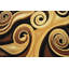 Tapis chocolat/beige Cossey