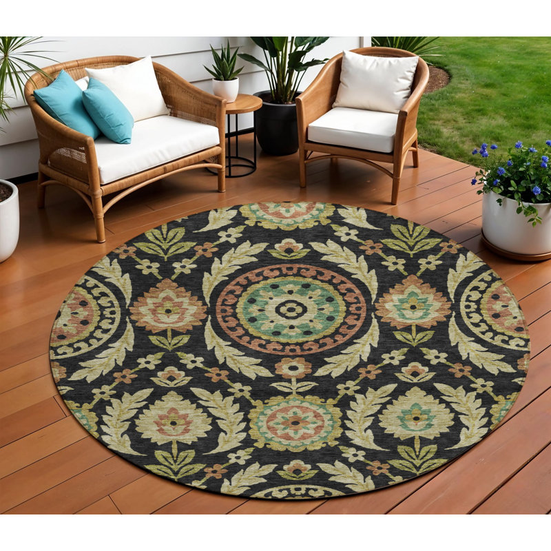 Tapis rond 8 po