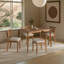 Chaise d'appoint en bois massif