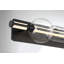 Meuble-lavabo, 26 po, noir mat, verre transparent-823071356