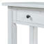 Table d'entrée avec rangement, console rétro avec tiroir et deux tablettes robustes pour le vestibule et le salon Trexm