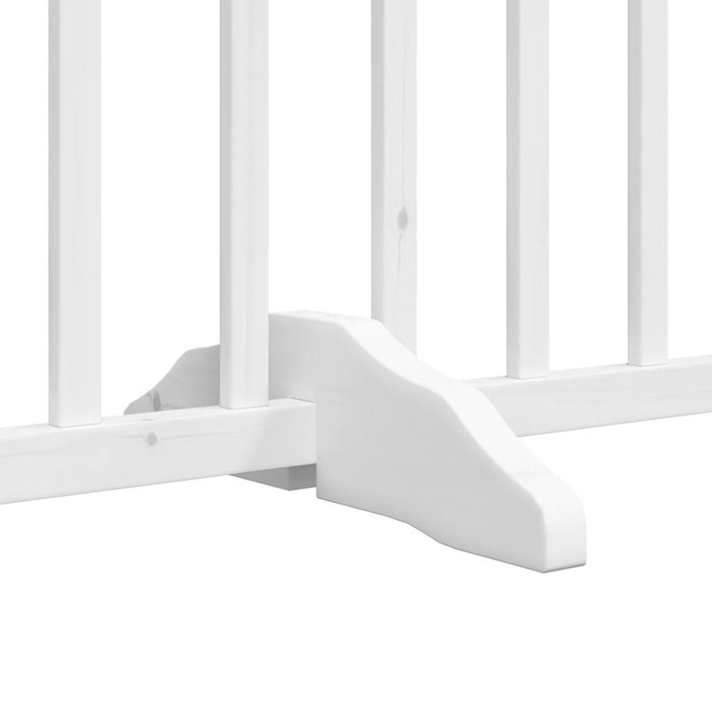 Rodden Solid Wood Dog House Door, 60cm H x 640cm W x 2cm D, White