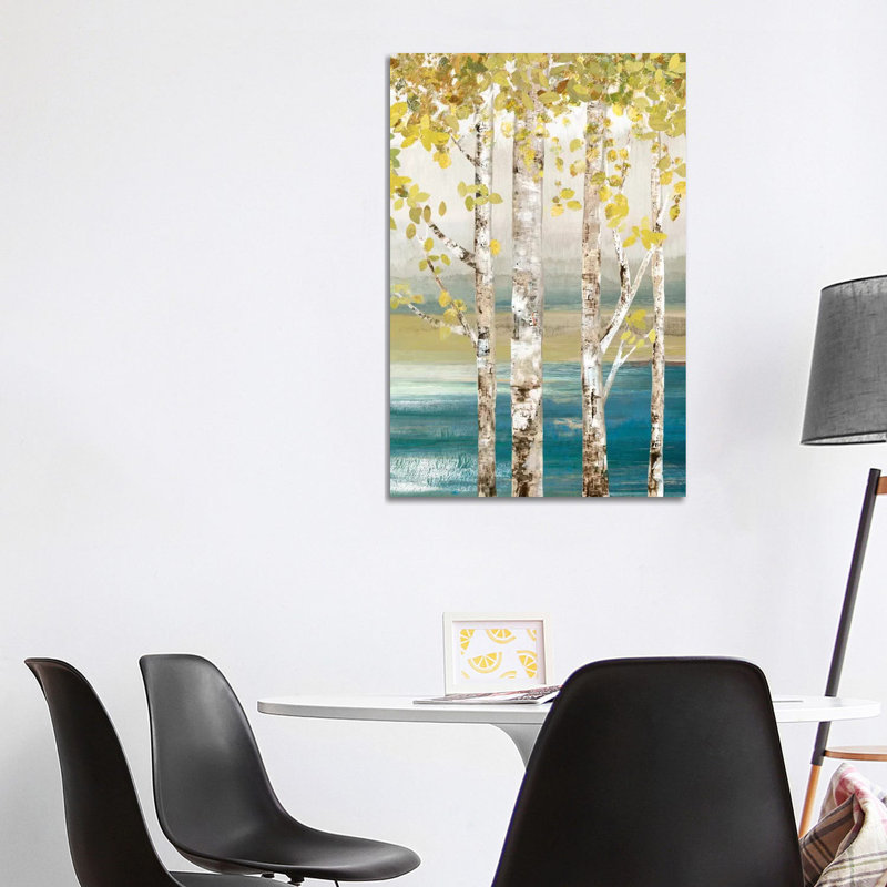 Down By The River III by Allison Pearce - Painting on Canvas, 101.6 cm H x 66.04 cm W x 1.91 cm D, Wrapped Canvas