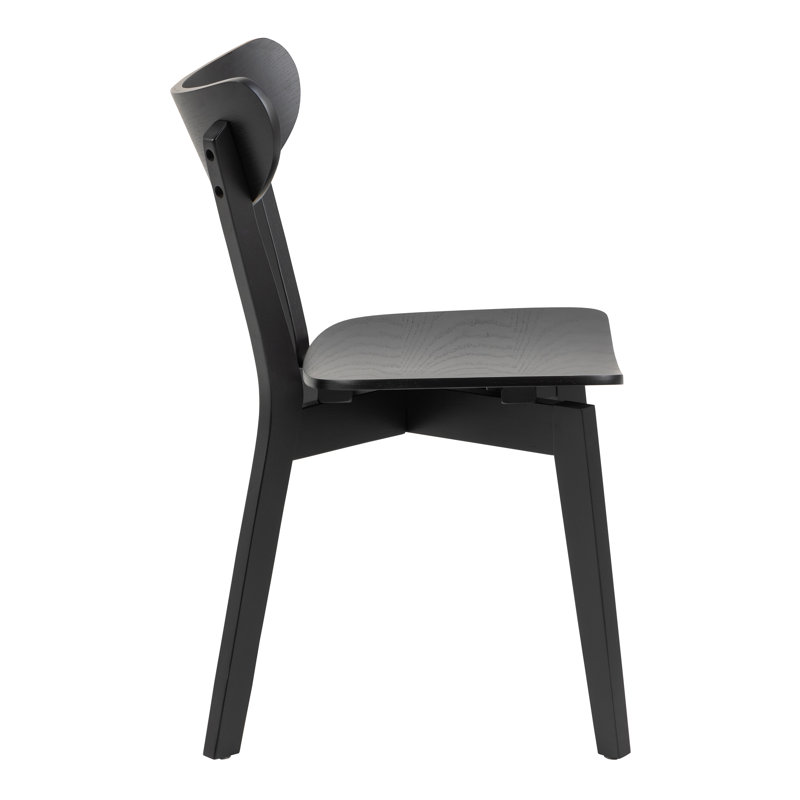 4 - Person Dining Set, 76cm H x 105cm W x 105cm D, Black, Black