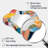 Vibrant Cubist Colourfields II - Abstract Collages Modern Asymmetrical Decorative Wall Mirror-1382661781