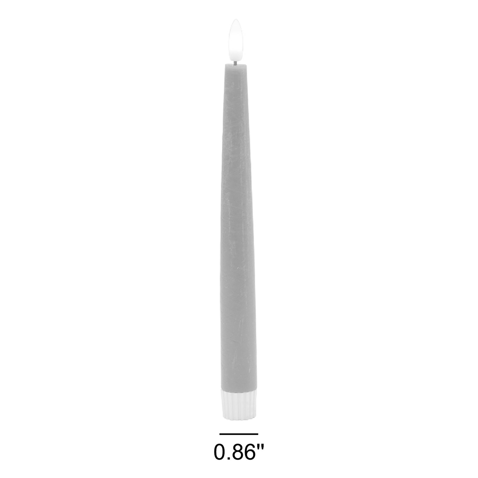 Flameless Taper Candle, Yellow