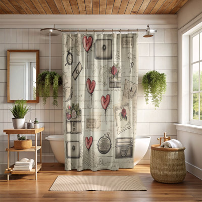 Retro Card - Premium Shower Curtain 191