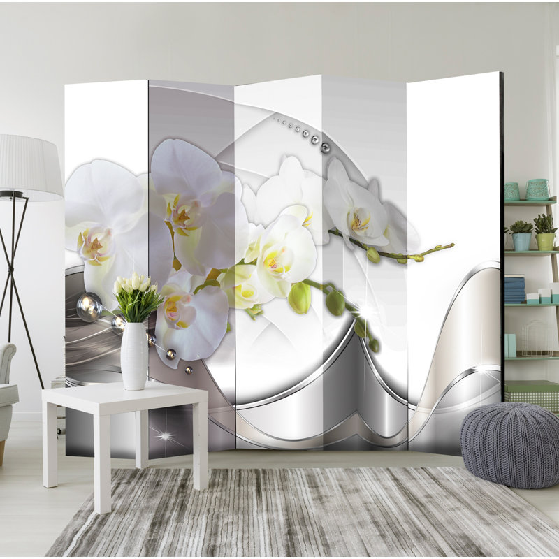 Pearl Dance of Orchids Room Divider, 5
