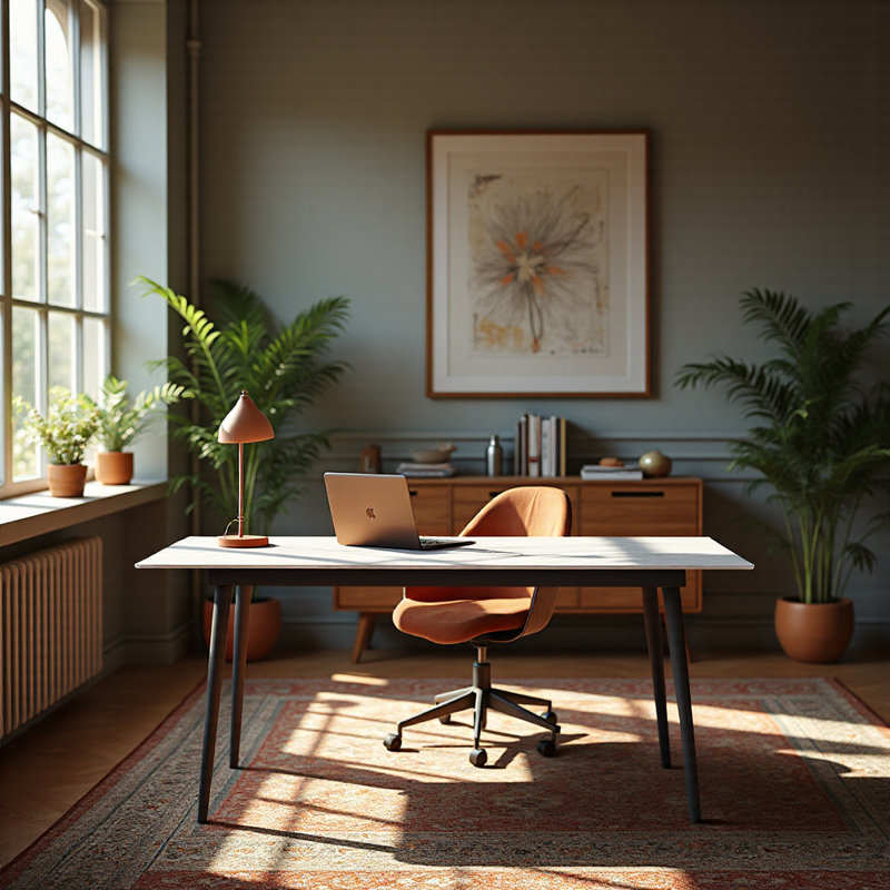 70.8" Modern Dining Slate Table for 6 Seat,Rectangular Black Sintered Stone Table