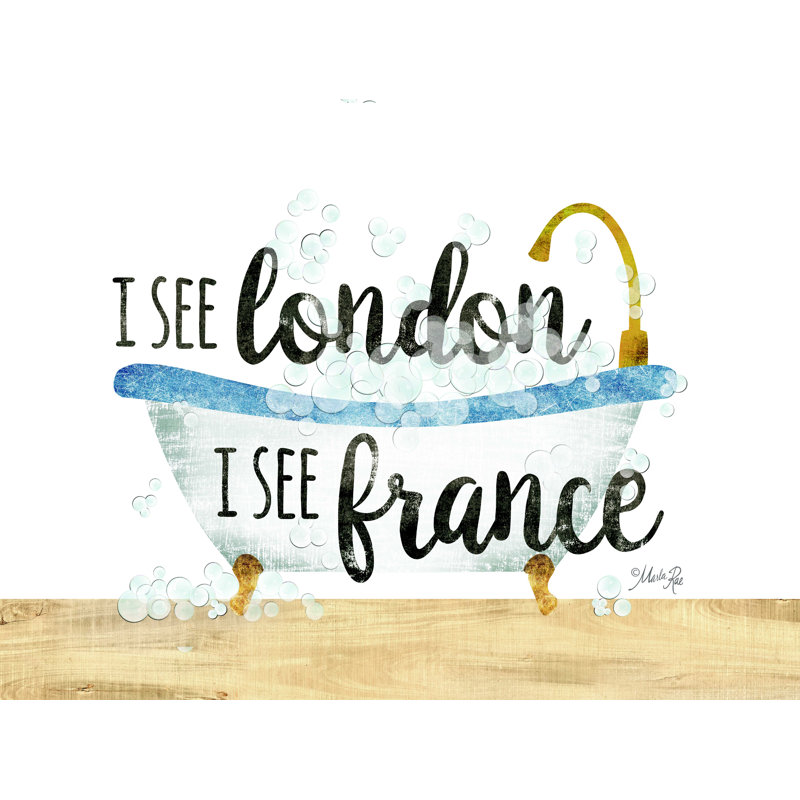 «I See London Bathaign», reproduction sur toile tendue, H 36 po x l 48 po