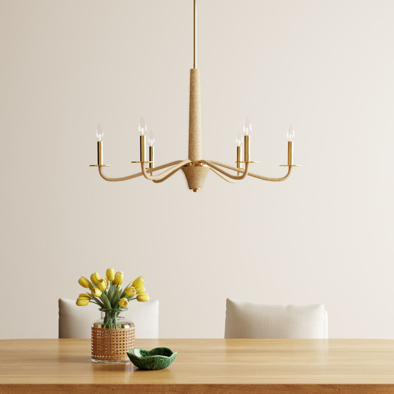 Joslin 6 - Light Dimmable Chandelier