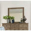 Miroir, aucun assemblage requis, finition gris verger