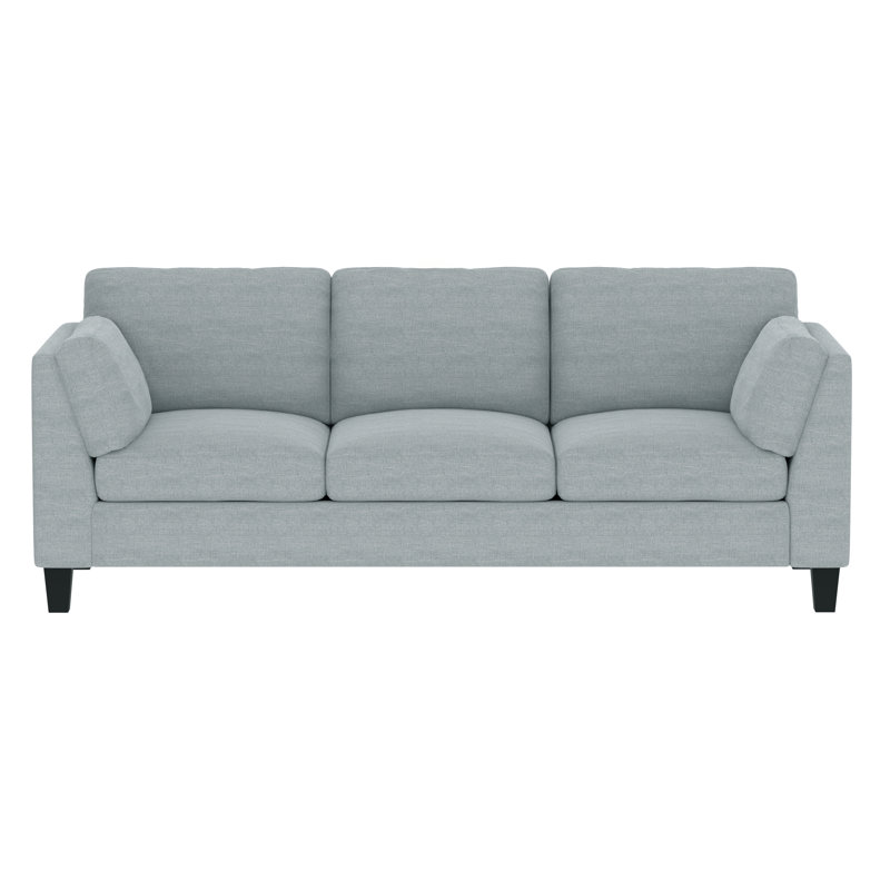 Soft Upholstered Sofa, Blue