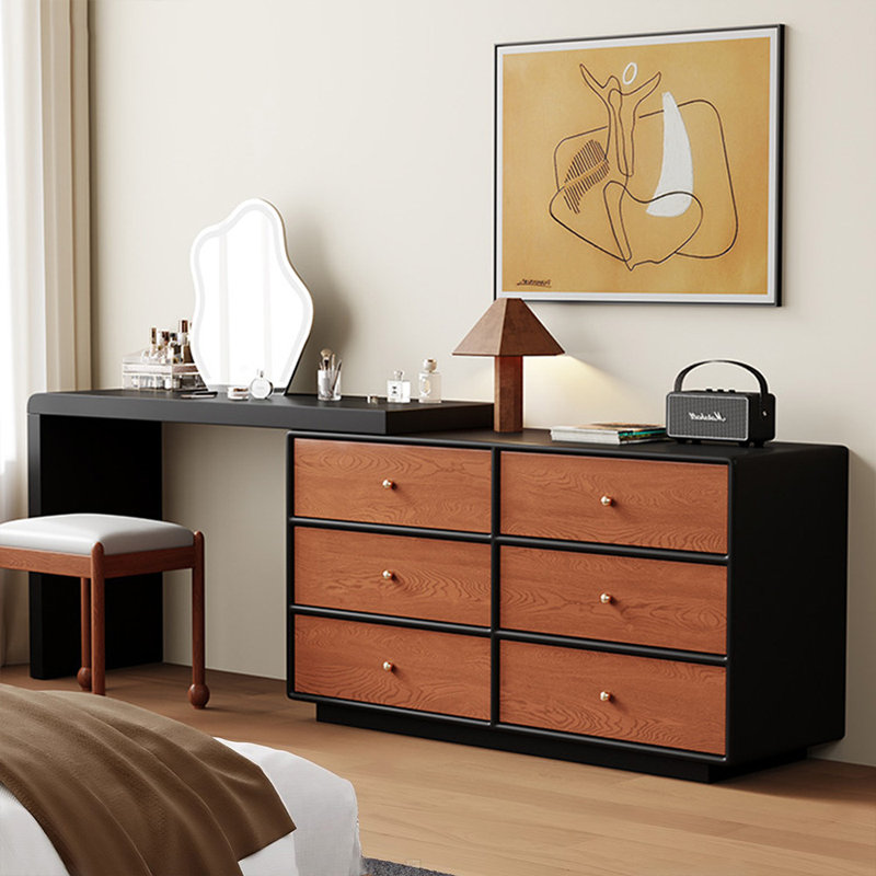 Makeup Vanity with Light mirror,6 drawers,1 chair