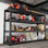 Étagère ajustable en métal robuste pour le garage, le garde-manger, le rangement, les boîtes à outils et les entrepôts