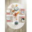 Shinde Round 210Cm L x 110 Cm W Dining Table-2118507617