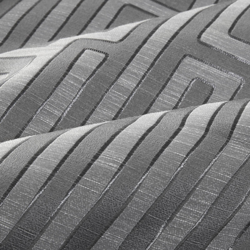 Ensemble d'édredon Luxury Jacquard , Gris, Édredon pour très grand lit + 9 pièces supplém