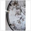 Miroir rond Theodor avec design industriel et cadre en métal