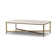Hammered Rectangular Single Coffee Table