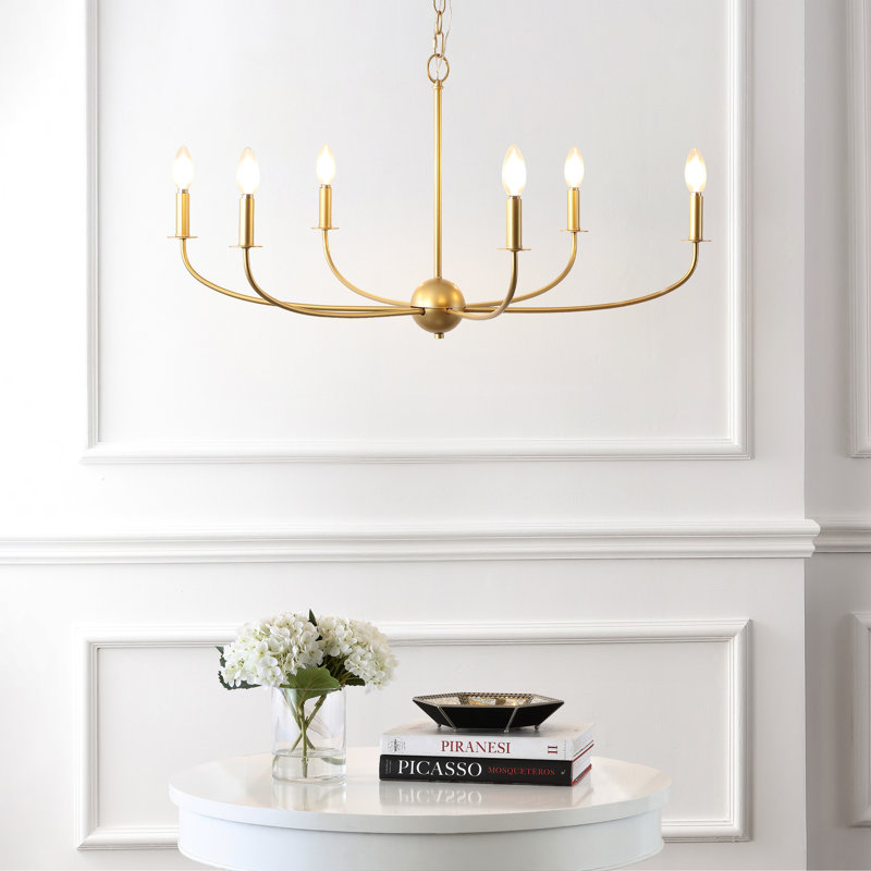 Lustre DEL 35 po Ainsley, Peint or