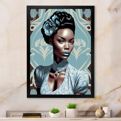 «Cleasby Retro Haute Couture African American Lady II», reproduction sur toile