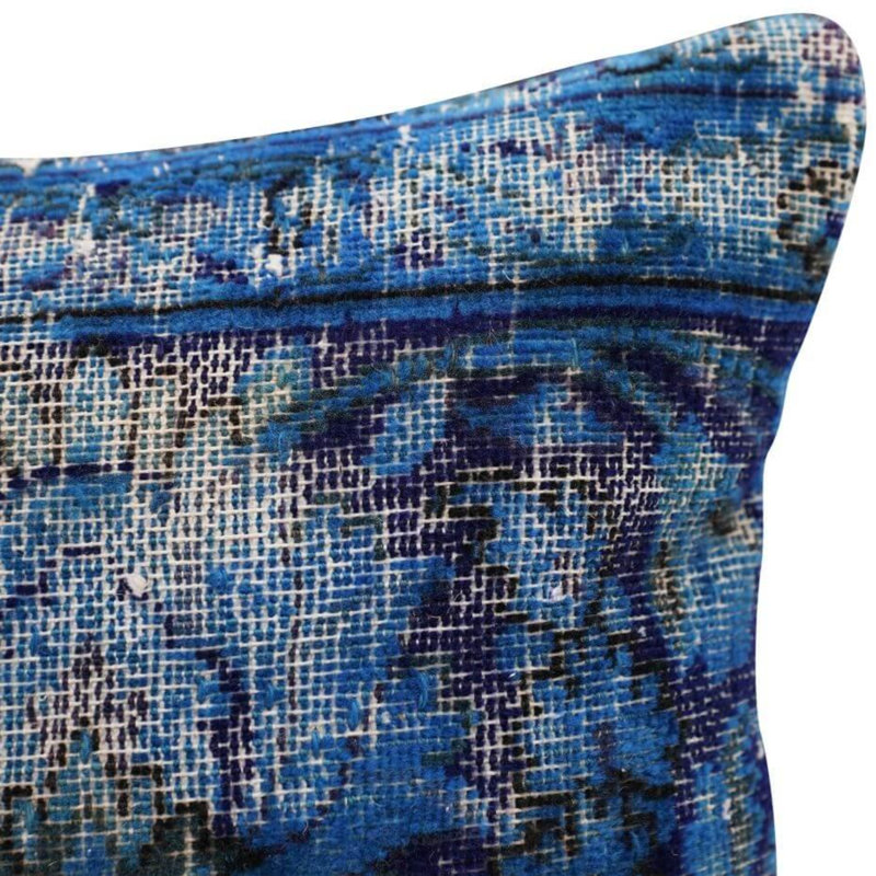Housse de coussin rectangulaire 100% laine