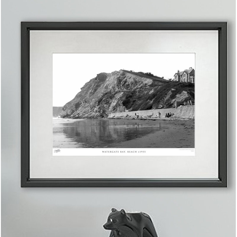 Watergate Bay, Beach C1955 by Francis Frith - Single Picture Frame Print, 45cm H x 60cm W x 2.3cm D