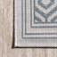 Tapis bleu sarcelle / gris Fidler-1643904163