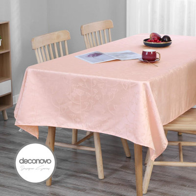 Rectangle Floral Polyester Tablecloth