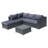 Laderrica 5 - Person Patio Conversation Set