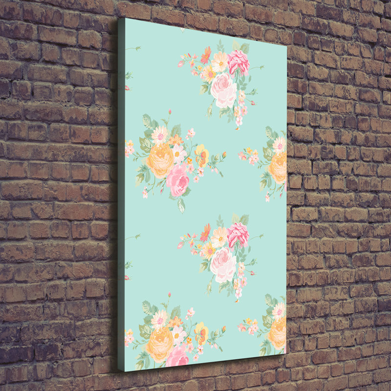 Flowers - Wrapped Canvas Print