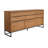 Solid Wood Top Pedestal Dining Set-21493459-21493458