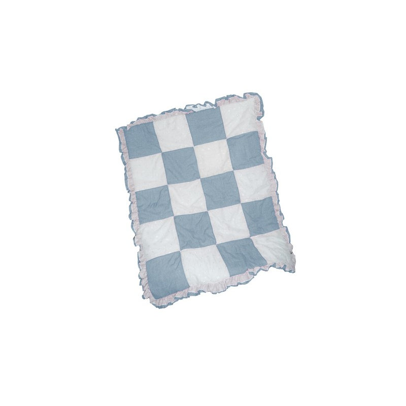 Édredon Patchwork, Bleu