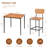 Eckhardt 4 - Person Four Leg Dining Set