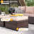 5-Person Outdoor Wicker Seating Group with Storage Deck Box and Ottomans-93831202