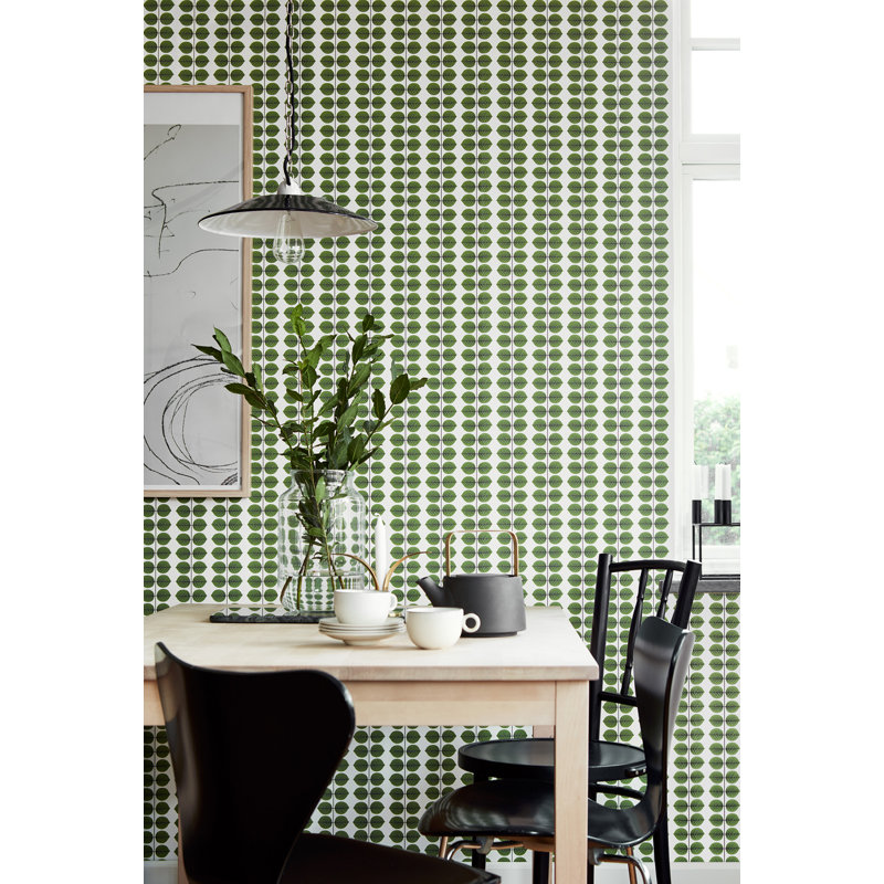 Rumaldo Geometric Roll, Green