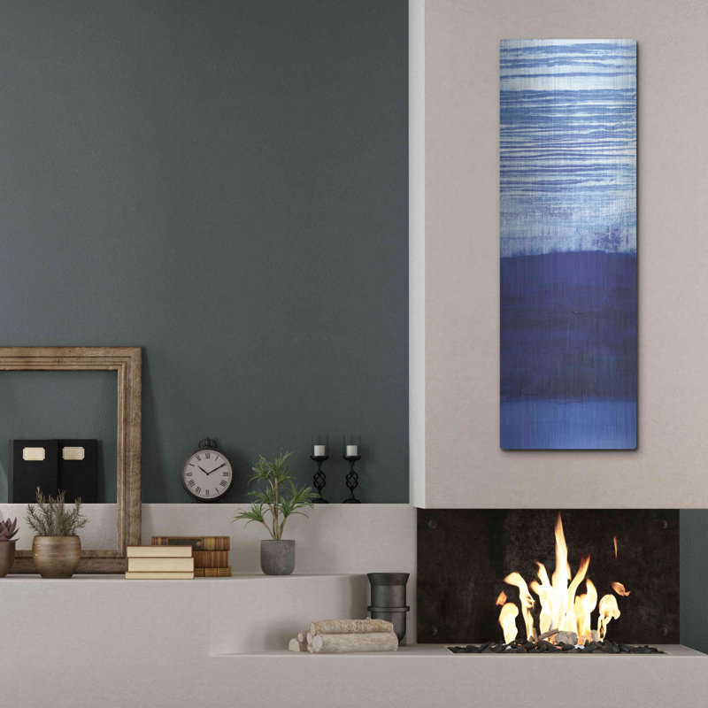 "Blue Haze III" par Jo Maye, H 48 po x l 16 po