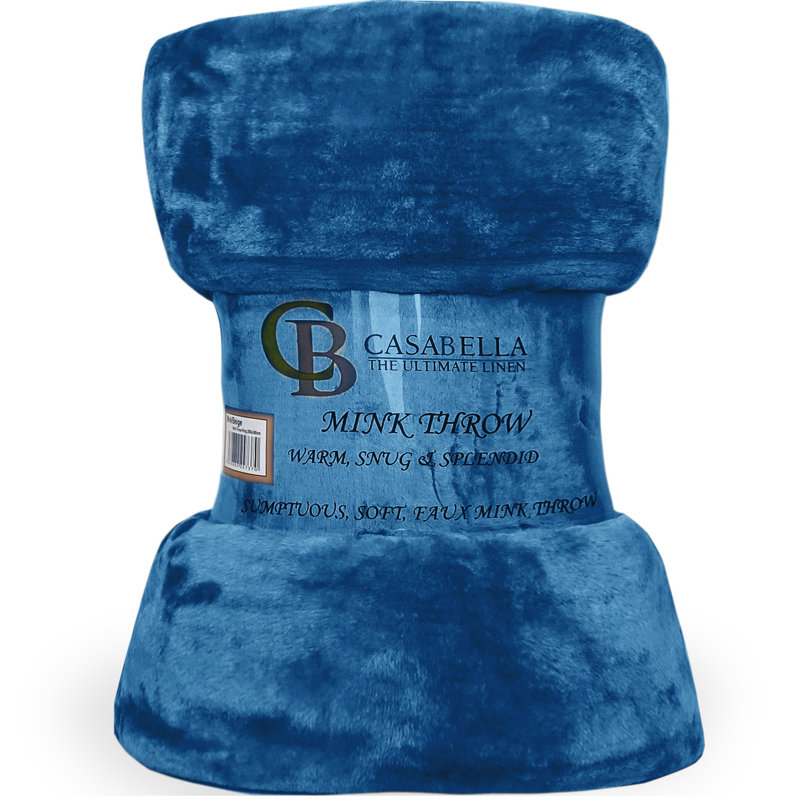 Throw Blanket, W200cm x L240cm, Teal