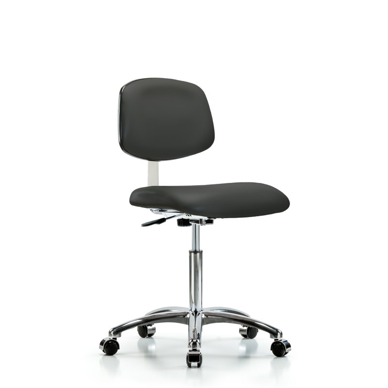 Chloe Task Chair, Casters, Charcoal