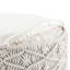 Pouf rond en macramé de coton tissé à la main 18 po Coates-25509286