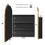 Armoire à pharmacie en métal l 24 "x H 36" Voijin-445299909
