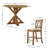 Casarah 4 - Person Pedestal Dining Set-762993050