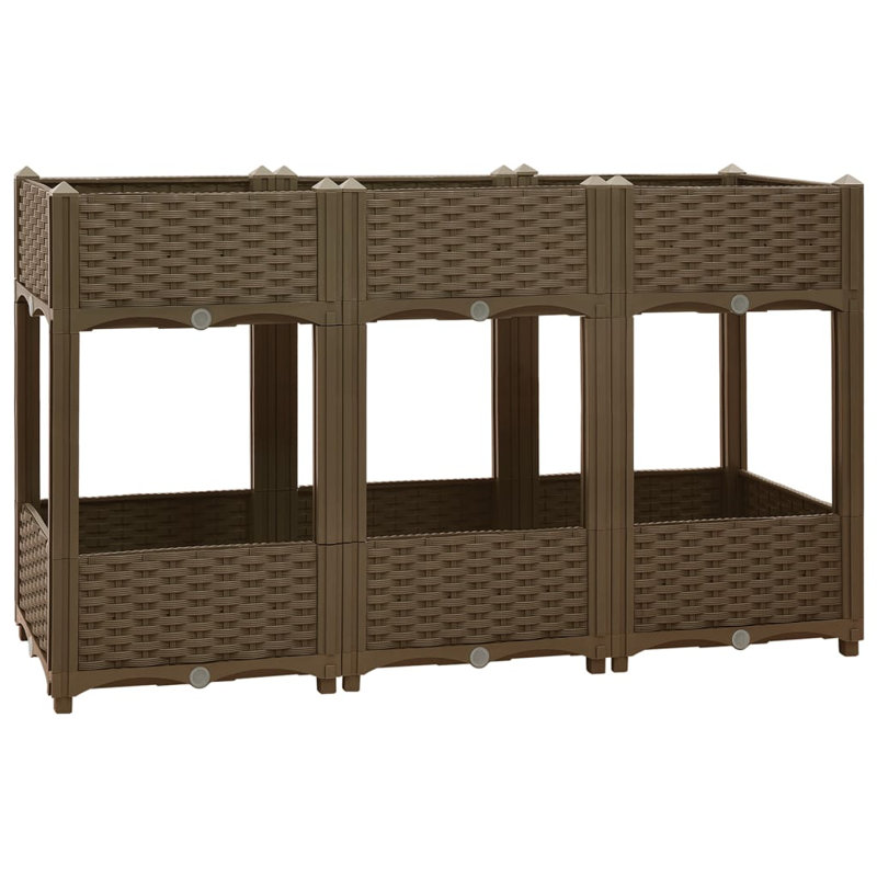 Rossburg Raised Garden Bed,  Brown