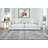 Versus Floral Antique Beige Greystone Fringed Area Rug-2128111064