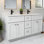 Ensemble de meuble-lavabo 61 po avec plateau en marbre de culture Brookings, assemblé, Sherwin Williams - Design House, 21509