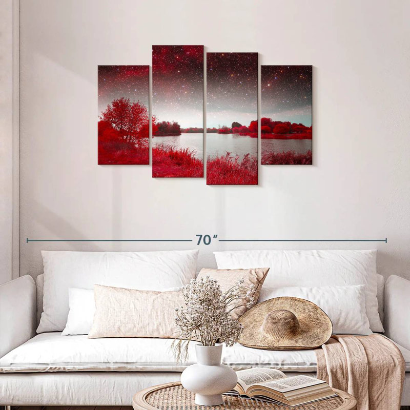 Alvord Red Mystical Spring, 27" H x 43" W