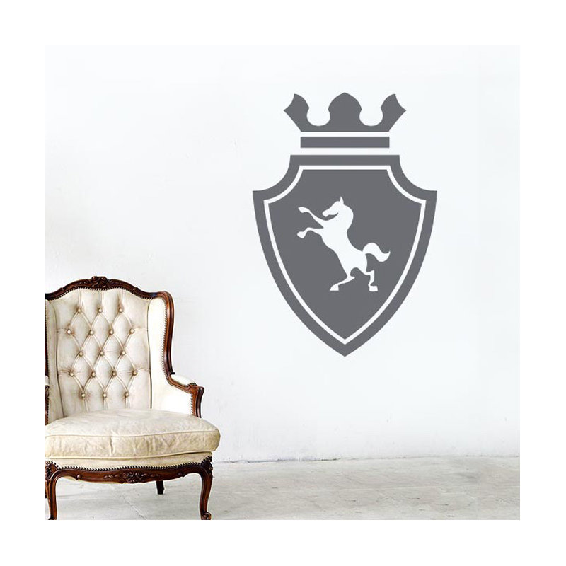 Wall Decal, Grey, Medium