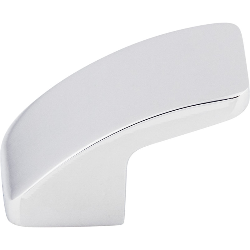 Thumb 1 1/4" Length Novelty Knob, Polished Chrome